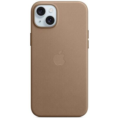Apple Fijn geweven hoesje met MagSafe voor iPhone 15 Plus Taupe Apple Fijn geweven hoesje met MagSafe voor iPhone 15 Plus Taupe