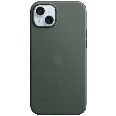 Apple Fijn geweven hoesje Groene Eik met MagSafe voor iPhone 15 Plus Apple Fijn geweven hoesje Groene Eik met MagSafe voor iPhone 15 Plus