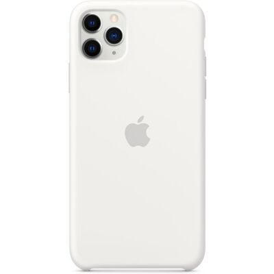 Apple iPhone 11 Pro Max Silicone Case White Apple iPhone 11 Pro Max Silicone Case White