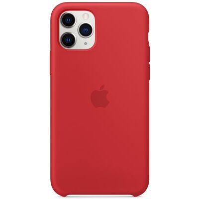 Apple iPhone 11 Pro Silicone Case Red Apple iPhone 11 Pro Silicone Case Red