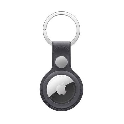 Apple Airtag Leather Key Ring Black Apple Airtag Leather Key Ring Black