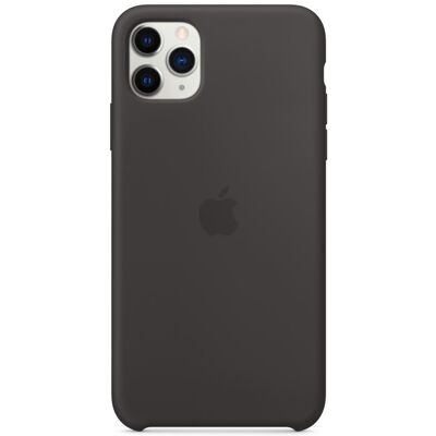 Apple iPhone 11 Pro Max Silicone Case Black Apple iPhone 11 Pro Max Silicone Case Black