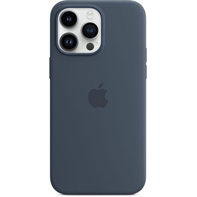 Apple Siliconen Hoesje met MagSafe voor Apple iPhone 14 Pro Max Storm Blue Apple Siliconen Hoesje met MagSafe voor Apple iPhone 14 Pro Max Storm Blue