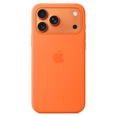 Apple Siliconen Hoesje met MagSafe voor iPhone 17 Pro Max Oranje Apple Siliconen Hoesje met MagSafe voor iPhone 17 Pro Max Oranje