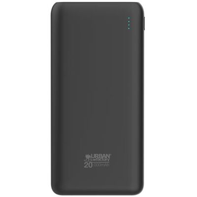 Urban Factory Externe batterij 20.000 mAh Zwart Urban Factory Externe batterij 20.000 mAh Zwart