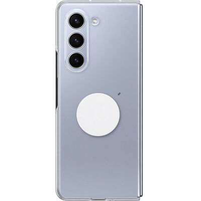 Hoesje Met Verwijderbare Steun Voor Samsung Z Fold 5 Transparant Hoesje Met Verwijderbare Steun Voor Samsung Z Fold 5 Transparant
