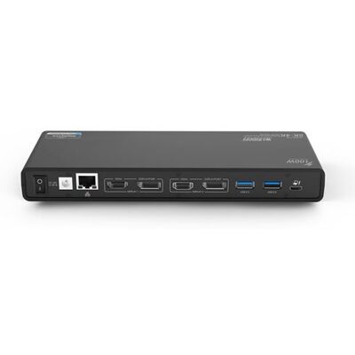 Urban Factory Hubee Pro USB Type C en USB Type A 5K/4K Multi-display Dock Zwart Urban Factory Hubee Pro USB Type C en USB Type A 5K/4K Multi-display Dock Zwart