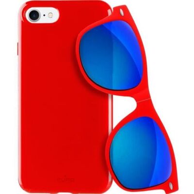 PURO BUNDLE COVER IPHONE 7 RED + SUNGLASSES PURO BUNDLE COVER IPHONE 7 RED + SUNGLASSES
