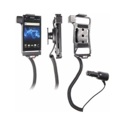 Brodit Active holder with cig-plug - Autohouder/oplader voor mobiele telefoon - voor Sony XPERIA P Brodit Active holder with cig-plug - Autohouder/oplader voor mobiele telefoon - voor Sony XPERIA P
