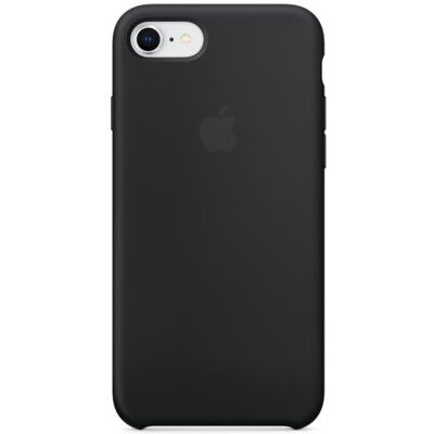 Silicone Case Apple Zwart voor iPhone 7, 8 en SE Silicone Case Apple Zwart voor iPhone 7, 8 en SE