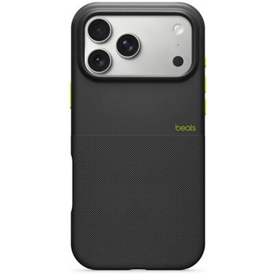 Beats - Beschermende bedekking voor mobiele telefoon - robuust - camera controle - geschikt voor MagSafe - zacht thermoplastisch polyurethaan (TPU) - Everest zwart - voor iPhone 17 Pro Max Beats - Beschermende bedekking voor mobiele telefoon - robuust - camera controle - geschikt voor MagSafe - zacht thermoplastisch polyurethaan (TPU) - Everest zwart - voor iPhone 17 Pro Max