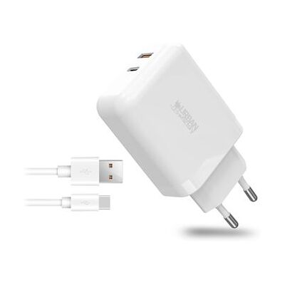 URBAN FACTORY USB-C & USB-A CHARGER 45W URBAN FACTORY USB-C & USB-A CHARGER 45W