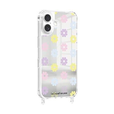 La Coque Francaise La Coque Française Bedrukte hoes Spiegel Pastelkleurige madeliefjes met ring voor iPhone 17 La Coque Francaise La Coque Française Bedrukte hoes Spiegel Pastelkleurige madeliefjes met ring voor iPhone 17