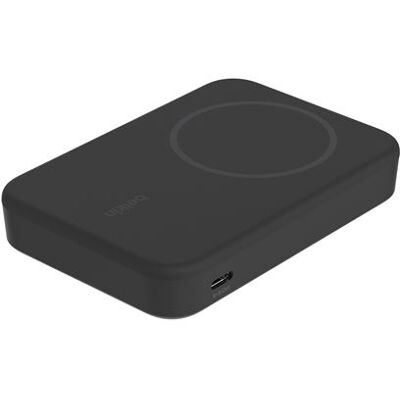 Belkin - Draadloze voedingsbank - magnetisch met Qi2 - 8000 mAh - 15 watt - Fast Charge (USB-C) - op kabel: USB-C - zwart Belkin - Draadloze voedingsbank - magnetisch met Qi2 - 8000 mAh - 15 watt - Fast Charge (USB-C) - op kabel: USB-C - zwart