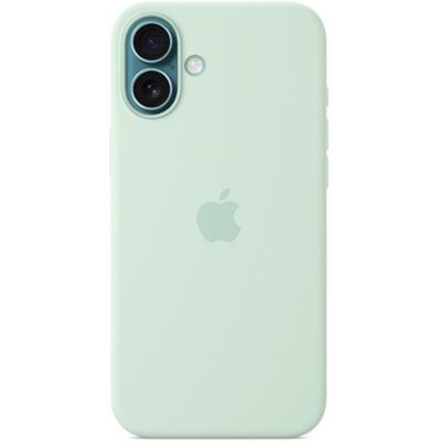Apple Silicone hoesje Aquamarine MagSafe compatibel voor iPhone 16 Plus Apple Silicone hoesje Aquamarine MagSafe compatibel voor iPhone 16 Plus
