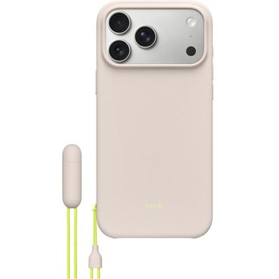 Beats - Beschermende bedekking voor mobiele telefoon - met standaardsteun en camerabediening - geschikt voor MagSafe - polycarbonaat - kalksteen - voor iPhone 17 Pro Max Beats - Beschermende bedekking voor mobiele telefoon - met standaardsteun en camerabediening - geschikt voor MagSafe - polycarbonaat - kalksteen - voor iPhone 17 Pro Max