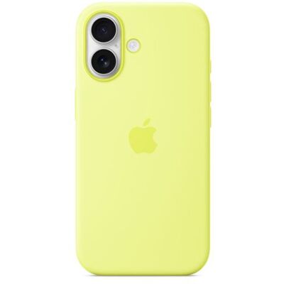 Apple Siliconen hoesje met MagSafe voor iPhone 17 Neon geel Apple Siliconen hoesje met MagSafe voor iPhone 17 Neon geel
