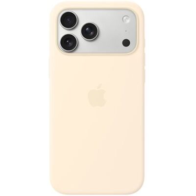 Siliconenhoesje met MagSafe Apple Vanille voor iPhone 17e Siliconenhoesje met MagSafe Apple Vanille voor iPhone 17e