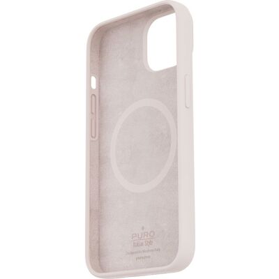 Silicone Case Puro Icon Magnetisch voor Apple iPhone 14 Plus Roze Silicone Case Puro Icon Magnetisch voor Apple iPhone 14 Plus Roze