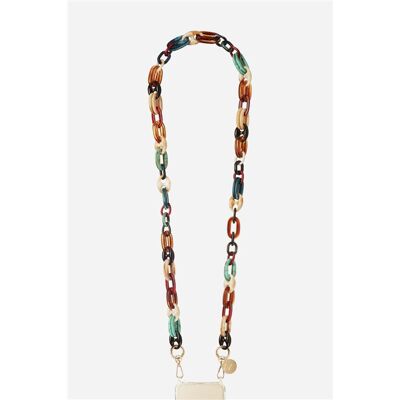 La Coque Francaise Telefoonketting Amber 120 cm La Coque Francaise Telefoonketting Amber 120 cm