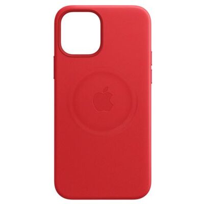 Apple - (PRODUCT) RED - beschermende bedekking voor mobiele telefoon - met MagSafe - leer - rood - voor iPhone 12 Pro Max Apple - (PRODUCT) RED - beschermende bedekking voor mobiele telefoon - met MagSafe - leer - rood - voor iPhone 12 Pro Max