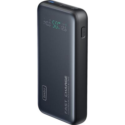Iniu Externe batterij Powerbank 140 W Leopard Power met 2 USB-C + 1 USB-A 25000 mAh Zwart Iniu Externe batterij Powerbank 140 W Leopard Power met 2 USB-C + 1 USB-A 25000 mAh Zwart