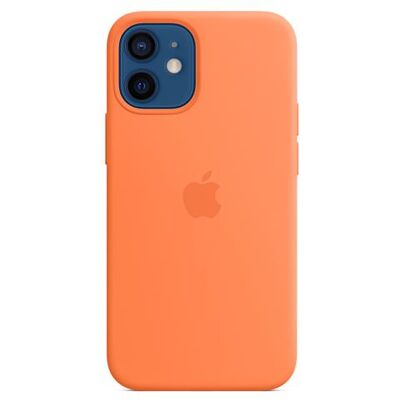 Apple - Beschermende bedekking voor mobiele telefoon - met MagSafe - silicone - kumquat - voor iPhone 12 mini Apple - Beschermende bedekking voor mobiele telefoon - met MagSafe - silicone - kumquat - voor iPhone 12 mini
