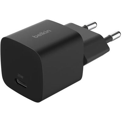 Belkin BoostCharge - Netspanningsadapter - PPS-technologie - 25 Watt - PD 3.1/PPS, Fast Charge (USB-C) Belkin BoostCharge - Netspanningsadapter - PPS-technologie - 25 Watt - PD 3.1/PPS, Fast Charge (USB-C)