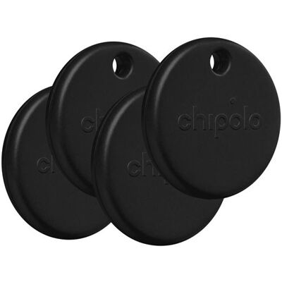 Chipolo Bluetooth Tracker Pop 4-pack Black Chipolo Bluetooth Tracker Pop 4-pack Black