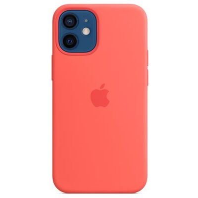 Apple - Beschermende bedekking voor mobiele telefoon - met MagSafe - silicone - roze citrus - voor iPhone 12 mini Apple - Beschermende bedekking voor mobiele telefoon - met MagSafe - silicone - roze citrus - voor iPhone 12 mini