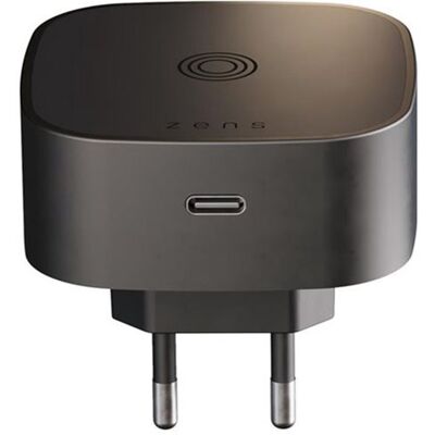 ZENS - Draadloze laadstandaard / stroomadapter - 18 watt (USB-C) - zwart ZENS - Draadloze laadstandaard / stroomadapter - 18 watt (USB-C) - zwart