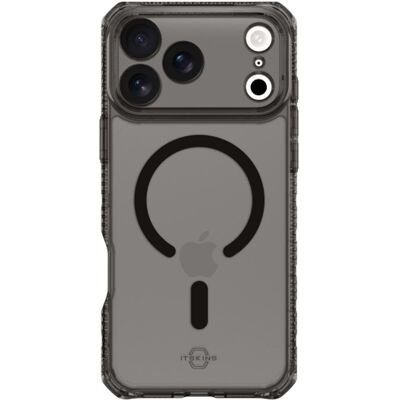 Itskins Itskin Cover Case Hybrid Frost Black met MagSafe voor iPhone 17 Pro Itskins Itskin Cover Case Hybrid Frost Black met MagSafe voor iPhone 17 Pro