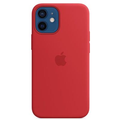 Apple - (PRODUCT) RED - beschermende bedekking voor mobiele telefoon - met MagSafe - silicone - rood - voor iPhone 12 mini Apple - (PRODUCT) RED - beschermende bedekking voor mobiele telefoon - met MagSafe - silicone - rood - voor iPhone 12 mini