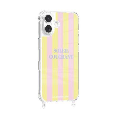 La Coque Francaise La Coque Française Bedrukte hoes MagSafe Soleil couchant met ring Roze voor iPhone 17 La Coque Francaise La Coque Française Bedrukte hoes MagSafe Soleil couchant met ring Roze voor iPhone 17