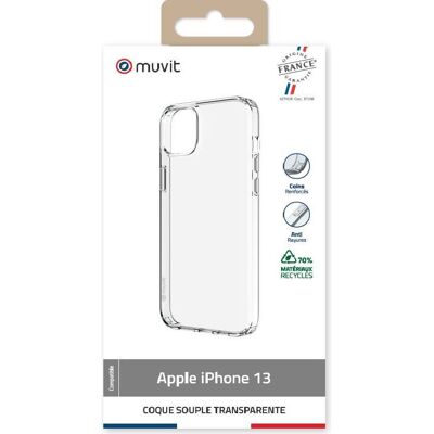 Gerecycleerd hoesje Muvit For France Transparant voor Apple iPhone 13 Gerecycleerd hoesje Muvit For France Transparant voor Apple iPhone 13