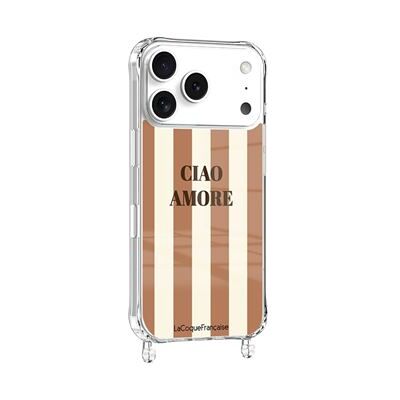 La Coque Francaise La Coque Française Bedrukte hoes MagSafe Ciao Amore met beige ring voor iPhone 17 Pro Max La Coque Francaise La Coque Française Bedrukte hoes MagSafe Ciao Amore met beige ring voor iPhone 17 Pro Max