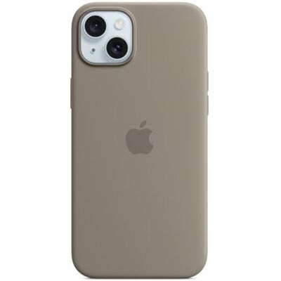 Apple Silicone hoesje met MagSafe voor iPhone 15 Plus Klei Apple Silicone hoesje met MagSafe voor iPhone 15 Plus Klei