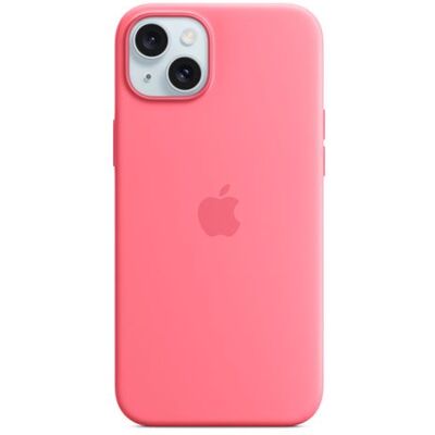 Apple Silicone hoesje met MagSafe voor iPhone 15 Plus Roze Apple Silicone hoesje met MagSafe voor iPhone 15 Plus Roze