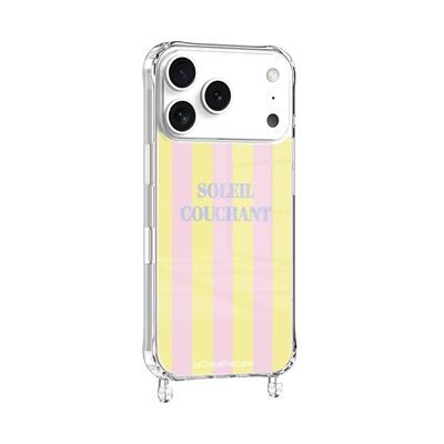 La Coque Francaise La Coque Française Bedrukte hoes MagSafe Zonsondergang met ring Roze voor iPhone 17 Pro La Coque Francaise La Coque Française Bedrukte hoes MagSafe Zonsondergang met ring Roze voor iPhone 17 Pro