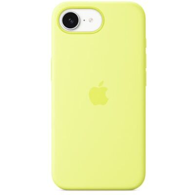 Apple Siliconen Hoesje voor iPhone 16e Neon Geel Apple Siliconen Hoesje voor iPhone 16e Neon Geel