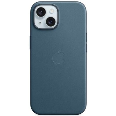 Apple Fijn geweven beschermhoes met MagSafe voor iPhone 15 Pacific Blue Apple Fijn geweven beschermhoes met MagSafe voor iPhone 15 Pacific Blue