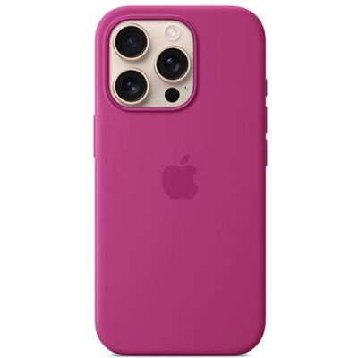 Apple Siliconen hoes met MagSafe voor iPhone 16 Pro Fuchsia Apple Siliconen hoes met MagSafe voor iPhone 16 Pro Fuchsia