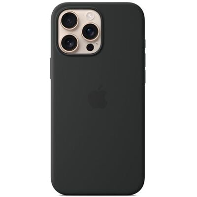 Apple Siliconen hoesje met MagSafe voor iPhone 16 Pro Max Zwart Apple Siliconen hoesje met MagSafe voor iPhone 16 Pro Max Zwart