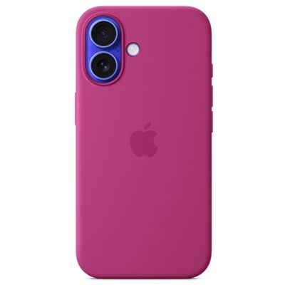 Apple Siliconen hoesje met MagSafe voor iPhone 16 Fuchsia Apple Siliconen hoesje met MagSafe voor iPhone 16 Fuchsia