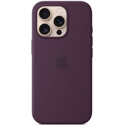 Apple Siliconen hoesje met MagSafe voor iPhone 16 Pro Prune Apple Siliconen hoesje met MagSafe voor iPhone 16 Pro Prune