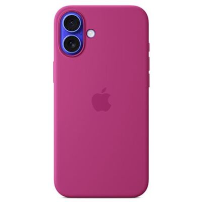 Apple Siliconen hoesje met MagSafe voor iPhone 16 Plus Fuchsia Apple Siliconen hoesje met MagSafe voor iPhone 16 Plus Fuchsia