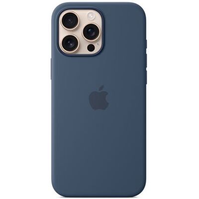 Apple Siliconen hoesje met MagSafe voor iPhone 16 Pro Max Denim Apple Siliconen hoesje met MagSafe voor iPhone 16 Pro Max Denim