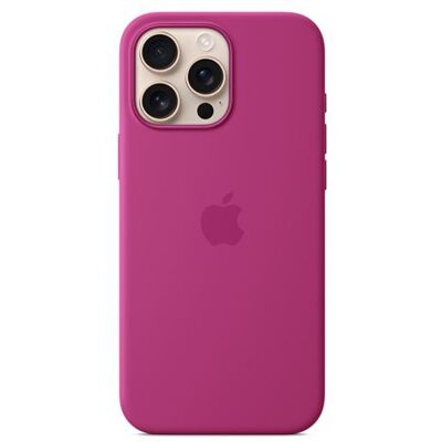 Apple Siliconenhoes met MagSafe voor iPhone 16 Pro Max Fuchsia Apple Siliconenhoes met MagSafe voor iPhone 16 Pro Max Fuchsia