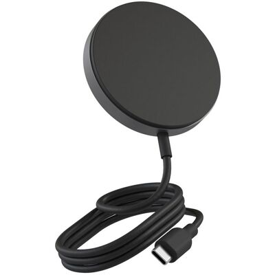 ZENS Pro 1 - Draadloos oplaadstation - 15 Watt (magnetisch) - op kabel: USB-C - zwart ZENS Pro 1 - Draadloos oplaadstation - 15 Watt (magnetisch) - op kabel: USB-C - zwart