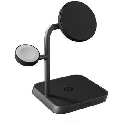 ZENS Office Charger Pro 3 - Draadloos oplaadstation / oplaadstandaard + netadapter - 25 Watt - Apple Fast Charge - MFI-gecertificeerd - zwart ZENS Office Charger Pro 3 - Draadloos oplaadstation / oplaadstandaard + netadapter - 25 Watt - Apple Fast Charge - MFI-gecertificeerd - zwart